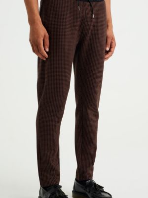 Pantaloni We Fashion marrone