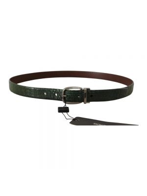 Cinturón de cuero Dolce & Gabbana verde