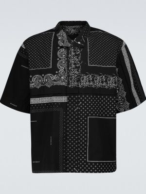 Koszula bawełniana Givenchy, сzarny