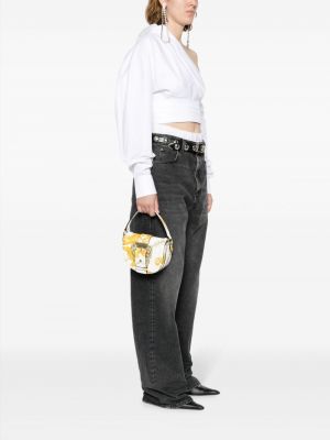 Naszyjnik skórzany Versace Jeans Couture