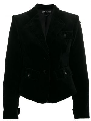 Blazer de terciopelo‏‏‎ Tom Ford negro