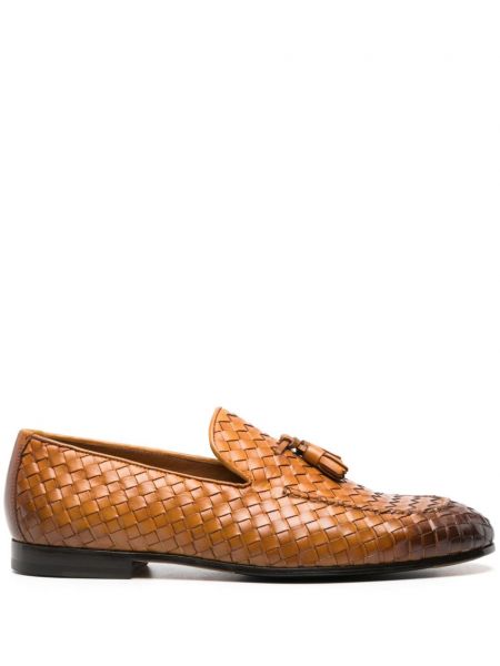 Nahast loafer-kingad Doucal's pruun