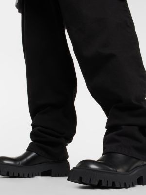Kožené chelsea boots Balenciaga černé