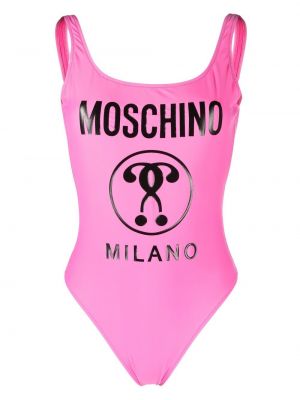 Baddräkt Moschino rosa