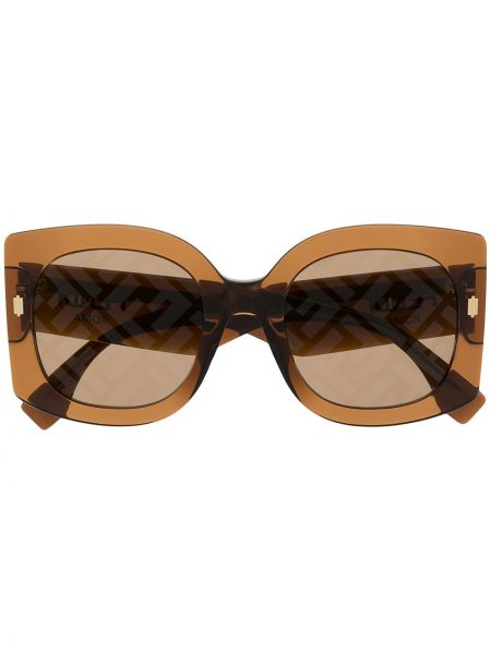Gafas de sol oversized Fendi Eyewear marrón