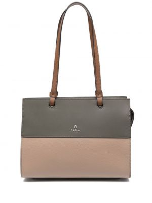 Lær shoppingbag Furla