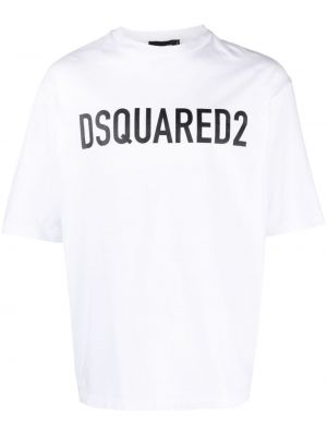 T-shirt di cotone con stampa Dsquared2