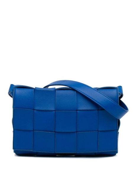 Crossbody táska Bottega Veneta Pre-owned kék