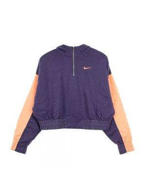 Bluza z kapturem Nike fioletowa
