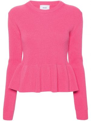 Pullover mit schößchen Erdem pink