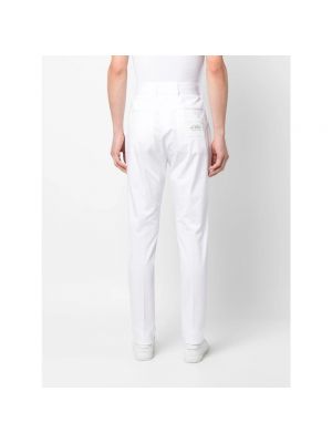 Pantalones chinos de cintura alta Dolce & Gabbana blanco