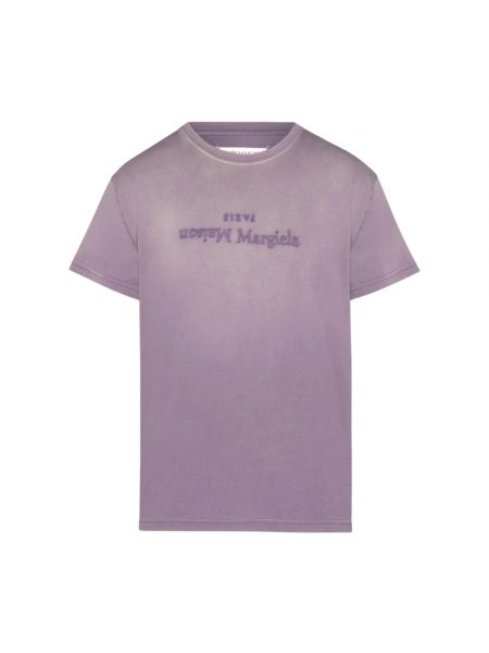 Koszulka Maison Margiela fioletowa