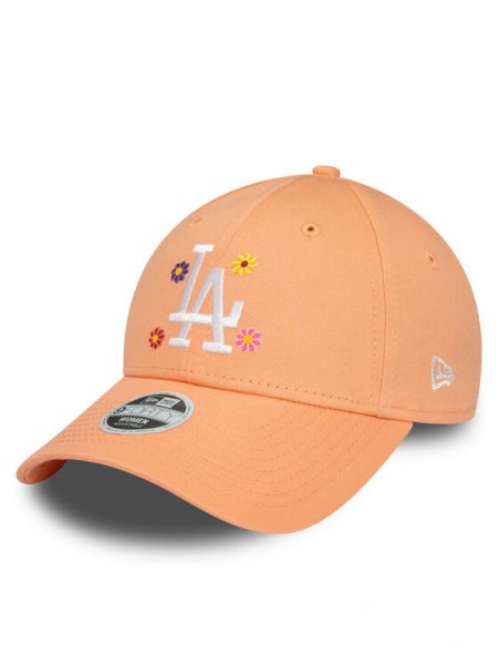 Gėlėtas kepurė su snapeliu New Era oranžinė