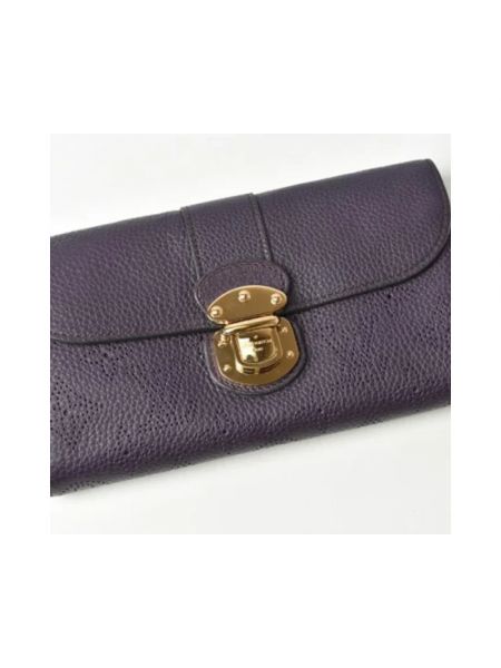 Cartera de cuero Louis Vuitton Vintage violeta