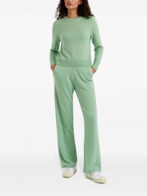 Spodnie sportowe z kaszmiru relaxed fit Chinti & Parker zielone