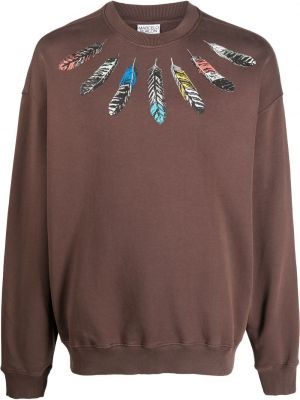 Raštuotas džemperis su plunksnomis Marcelo Burlon County Of Milan ruda