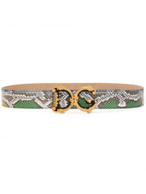 Cintura con fibbia Dolce & Gabbana oro