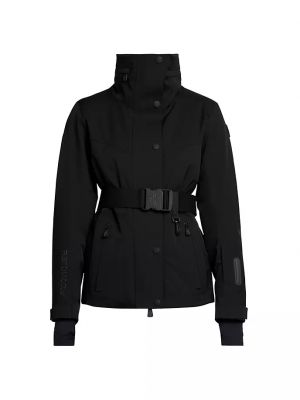 Куртка Hainet из эластичного нейлона с поясом Moncler Grenoble черный