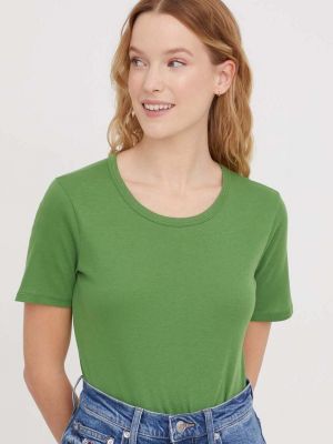 Koszulka bawełniana United Colors Of Benetton zielona