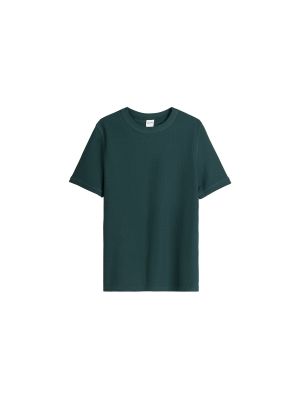 Тениска Bershka зелено