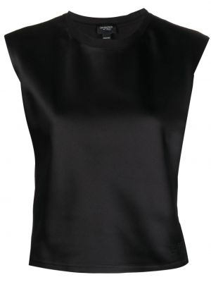 Ärmelloser bluse mit stickerei Giambattista Valli schwarz