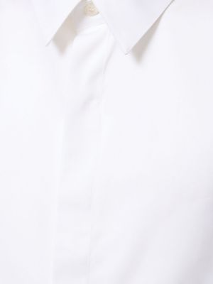Bavlněná košile Ferragamo bílá