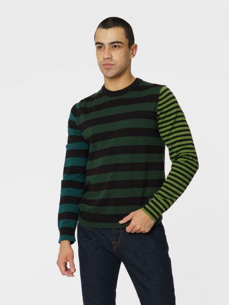 Хлопковый свитер Paul Smith зеленый