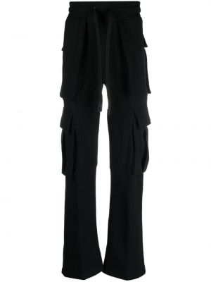 Pantalon cargo en coton avec poches Nahmias noir