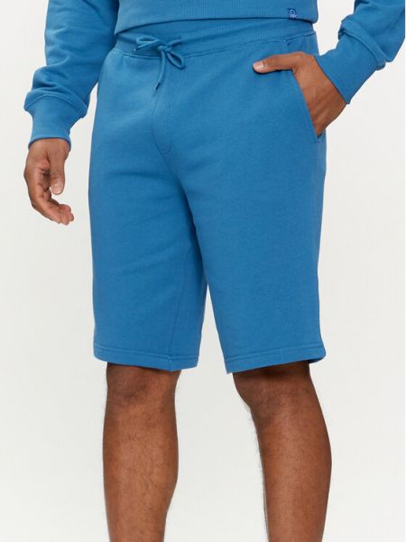Priliehavé športové šortky United Colors Of Benetton modrá