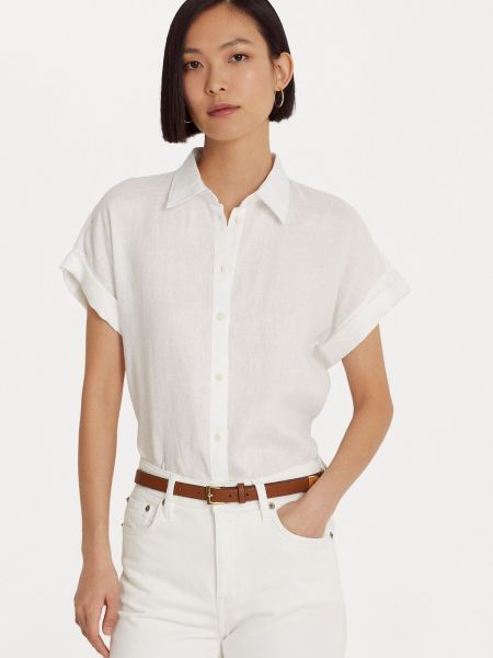 Рубашка с коротким рукавом Lauren Ralph Lauren белая