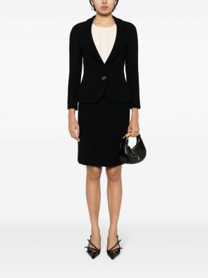 Anzug mit geknöpfter Chanel Pre-owned schwarz