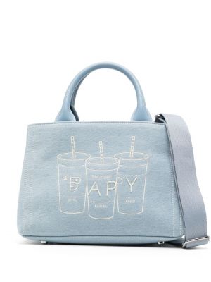 Shopper handtasche mit stickerei Bapy By *a Bathing Ape®