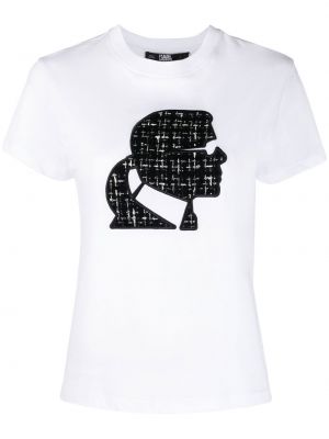 T-shirt Karl Lagerfeld vit