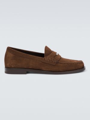 Seemisnahksed loafer-kingad Burberry pruun