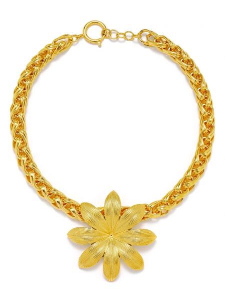 Květinový náhrdelník D’estrëe zlatý