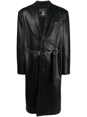 Kožený kabát Y/project čierna