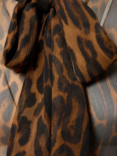 Muslino marškiniai Nina Ricci ruda