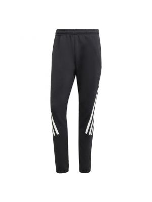 Prugaste hlače slim fit Adidas Sportswear crna