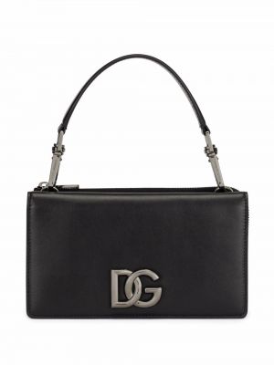 Τσάντα ώμου Dolce & Gabbana μαύρο