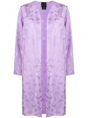 Veste à fleurs en jacquard Anna Sui violet