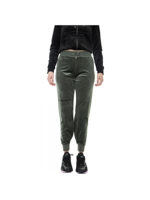 Zielone spodnie sportowe Juicy Couture