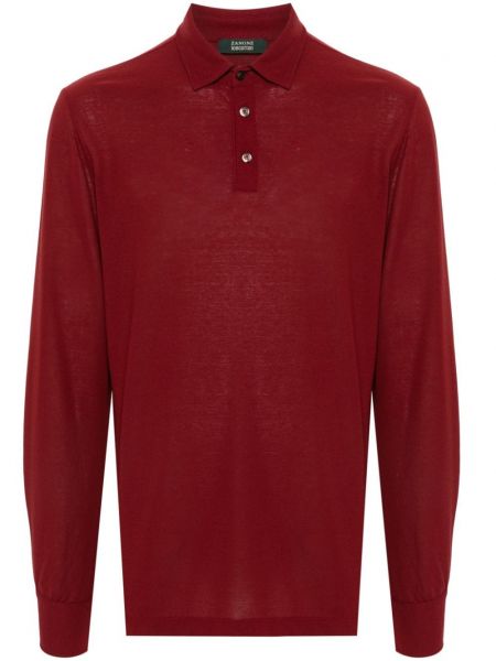 Poloshirt Zanone rød