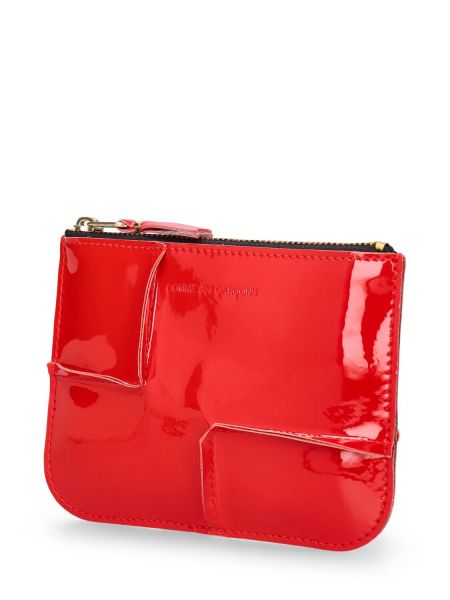 Peňaženka na zips Comme Des Garçons Wallet červená
