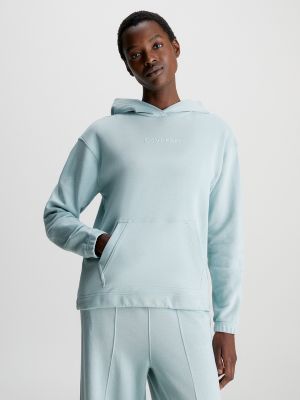 Sudadera con capucha de algodón Calvin Klein verde