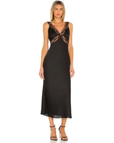 Vestido midi Majorelle negro