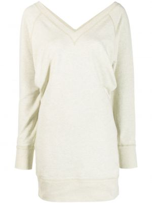 Sweatshirt mit v-ausschnitt Marant Etoile gelb