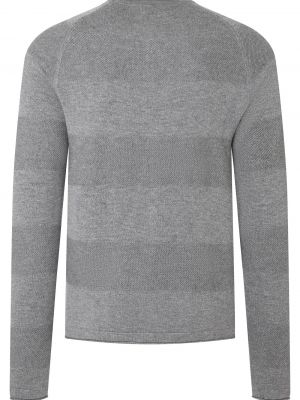 Меланжов пуловер Timezone сиво