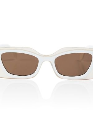 Bílé sluneční brýle Fendi