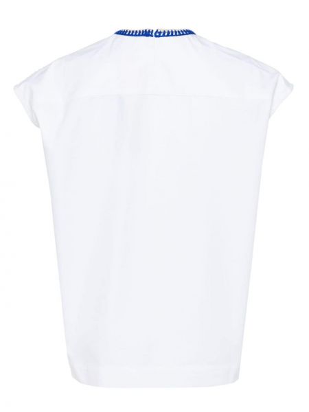 Bavlněné tričko Litkovskaya bílé