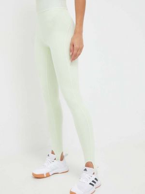 Spodnie sportowe z nadrukiem Calvin Klein Performance zielone
